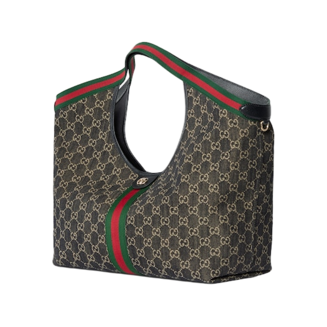 구찌 질리오 라지 토트백 블랙 화이트(Gucci Giglio Large Tote Bag Black White) - 2