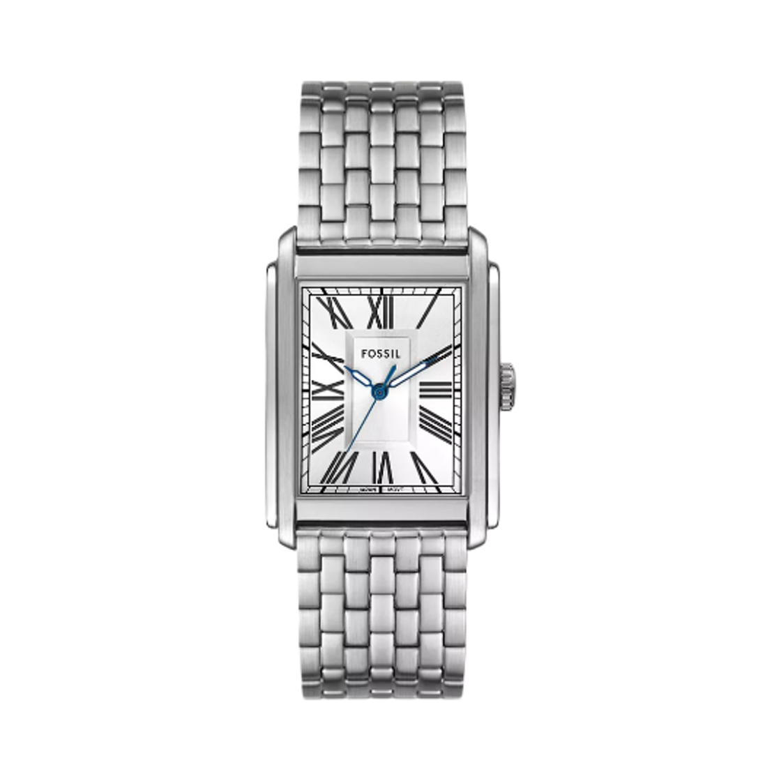 파슬 캐러웨이 쿼츠 쓰리핸드 30mm 스테인리스 스틸 실버(Fossil Carraway Quartz Three-Hand 30mm Stainless Steel Silver)