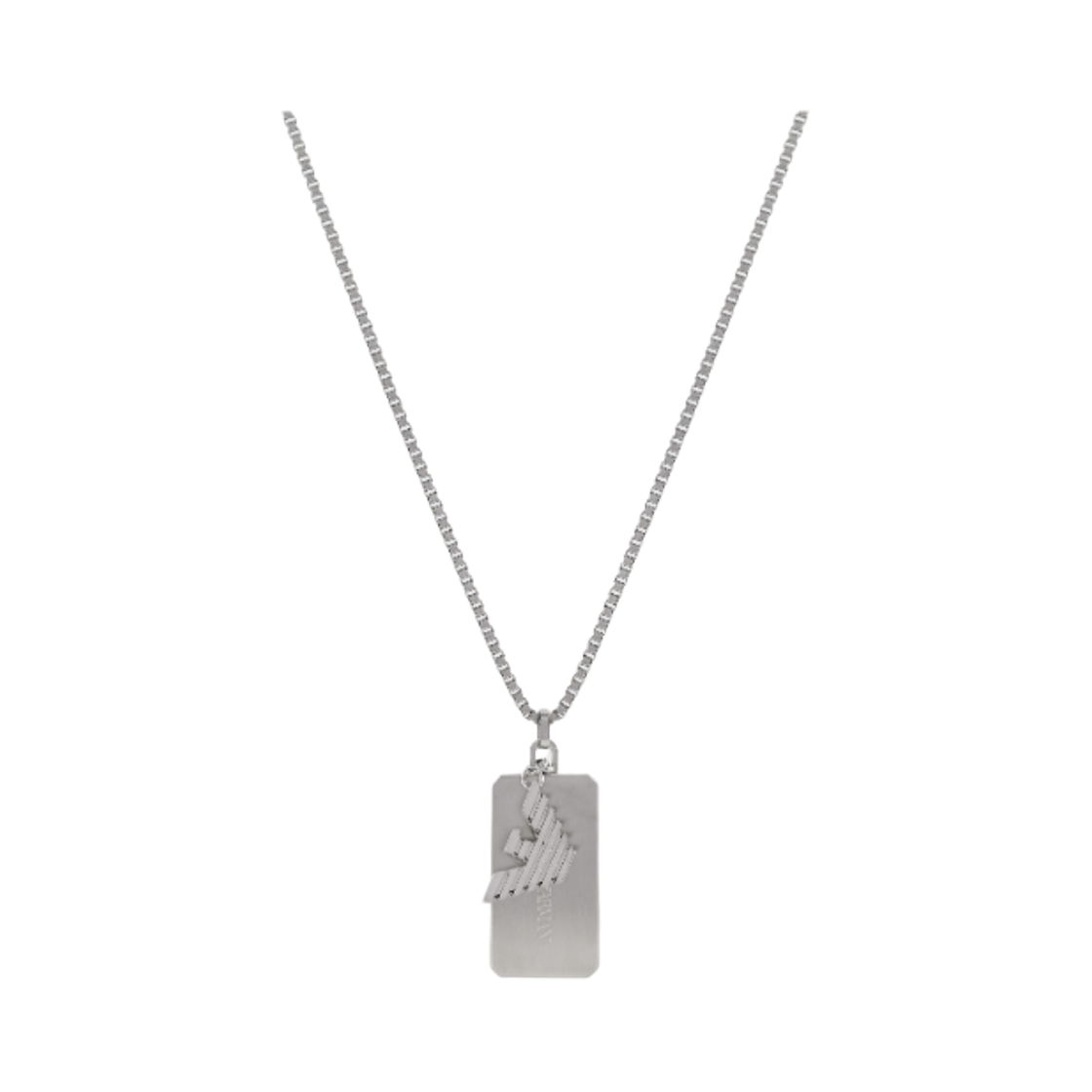 EGS3167040 Emporio Armani Stainless Steel Dog Tag Necklace Multicolour