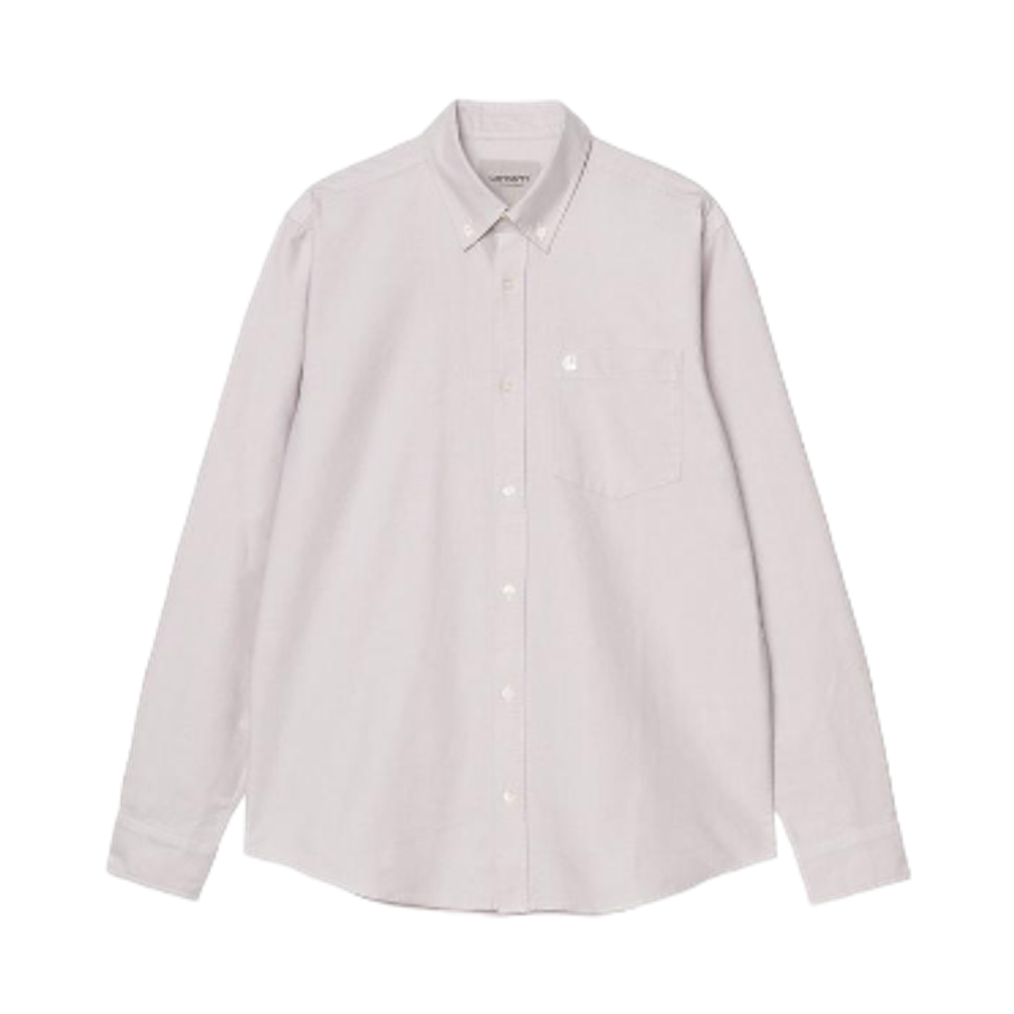 I030799-31M-XX Carhartt WIP C Logo Shirt Pink Fog White