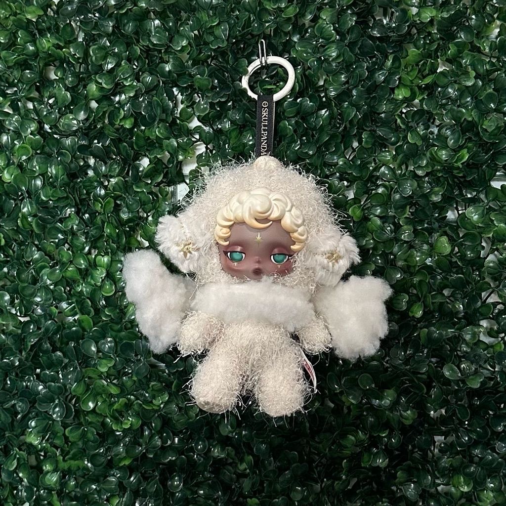 Pop Mart Skullpanda You Found Me ! Series Plush Doll Pendant Sandman (Opened Case) 착용 스타일