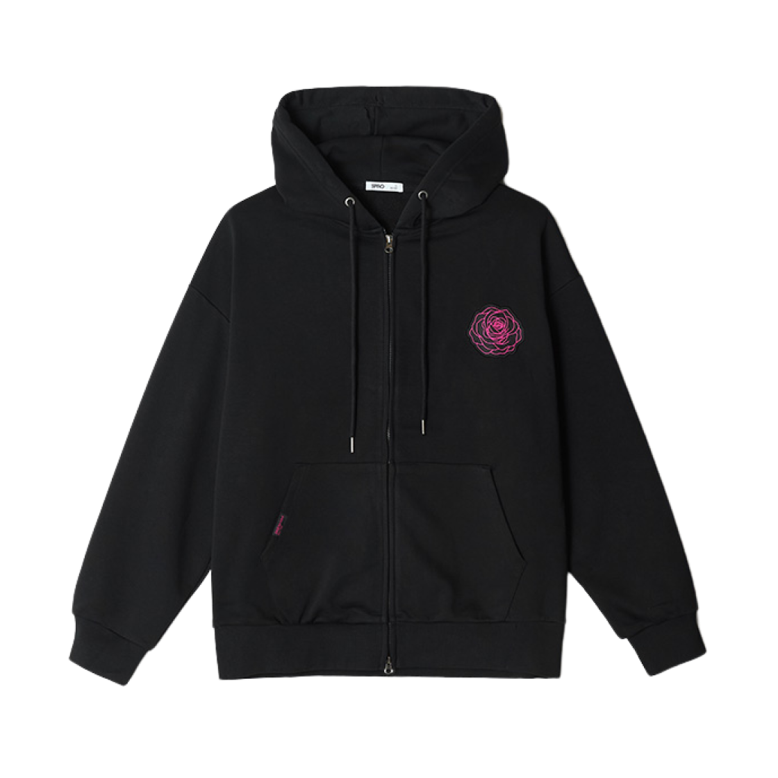 스파오 x 오란고교 사교클럽 후드 집업 블랙(Spao x Ouran High School Host Club Hoodie Zip Up Black) - 1
