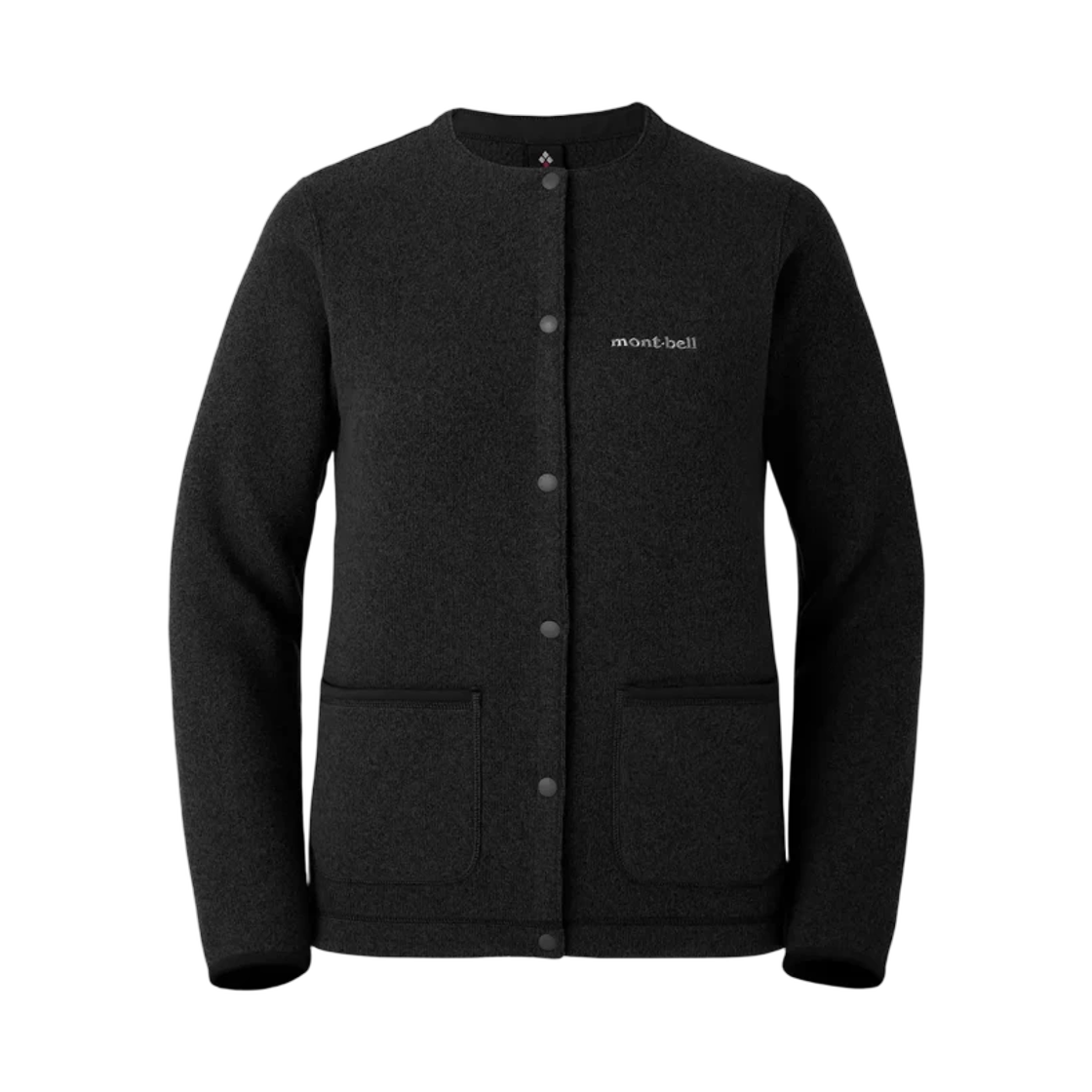 1106664 (W) Montbell Climaplus Knit Cardigan Black