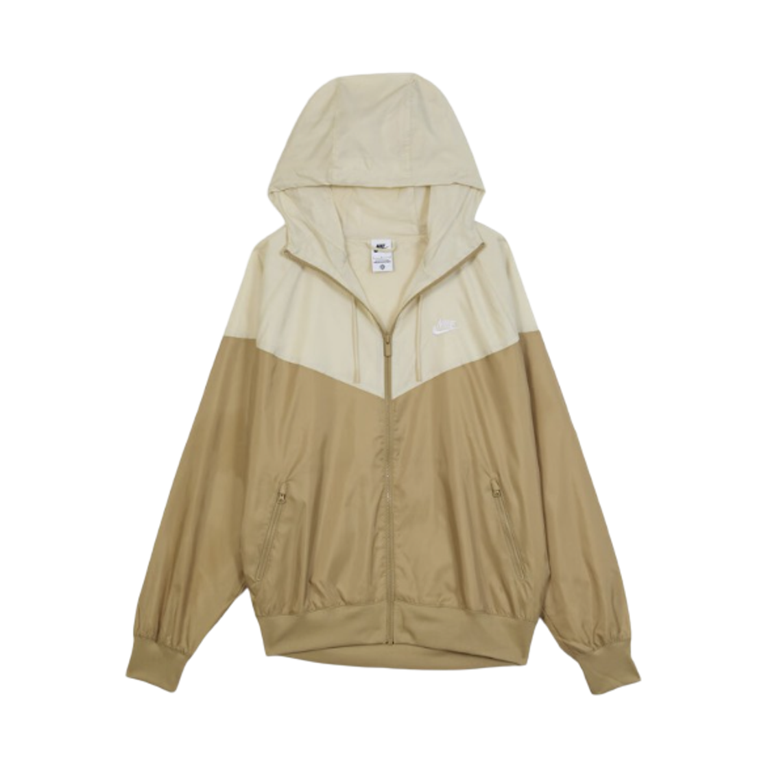 나이키 NSW 윈드러너 후드 자켓 파라슈트 베이지 라이트 카키 - 아시아(Nike NSW Windrunner Hooded Jacket Parachute Beige Light Khaki - Asia)