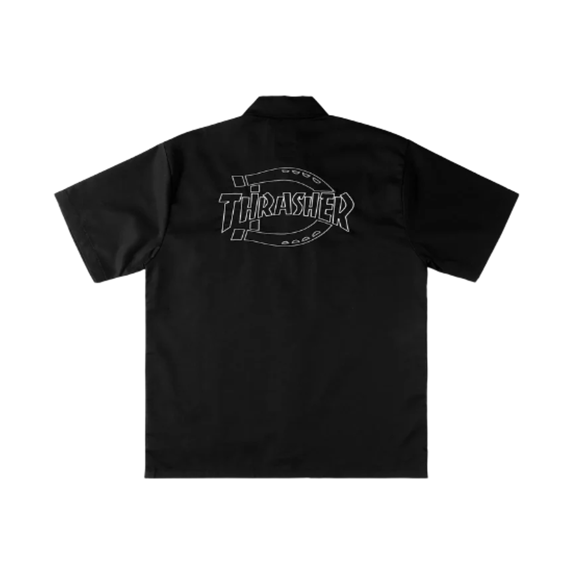 디키즈 x 트레셔 워크 셔츠 블랙(Dickies x Thrasher Work Shirt Black) - 2