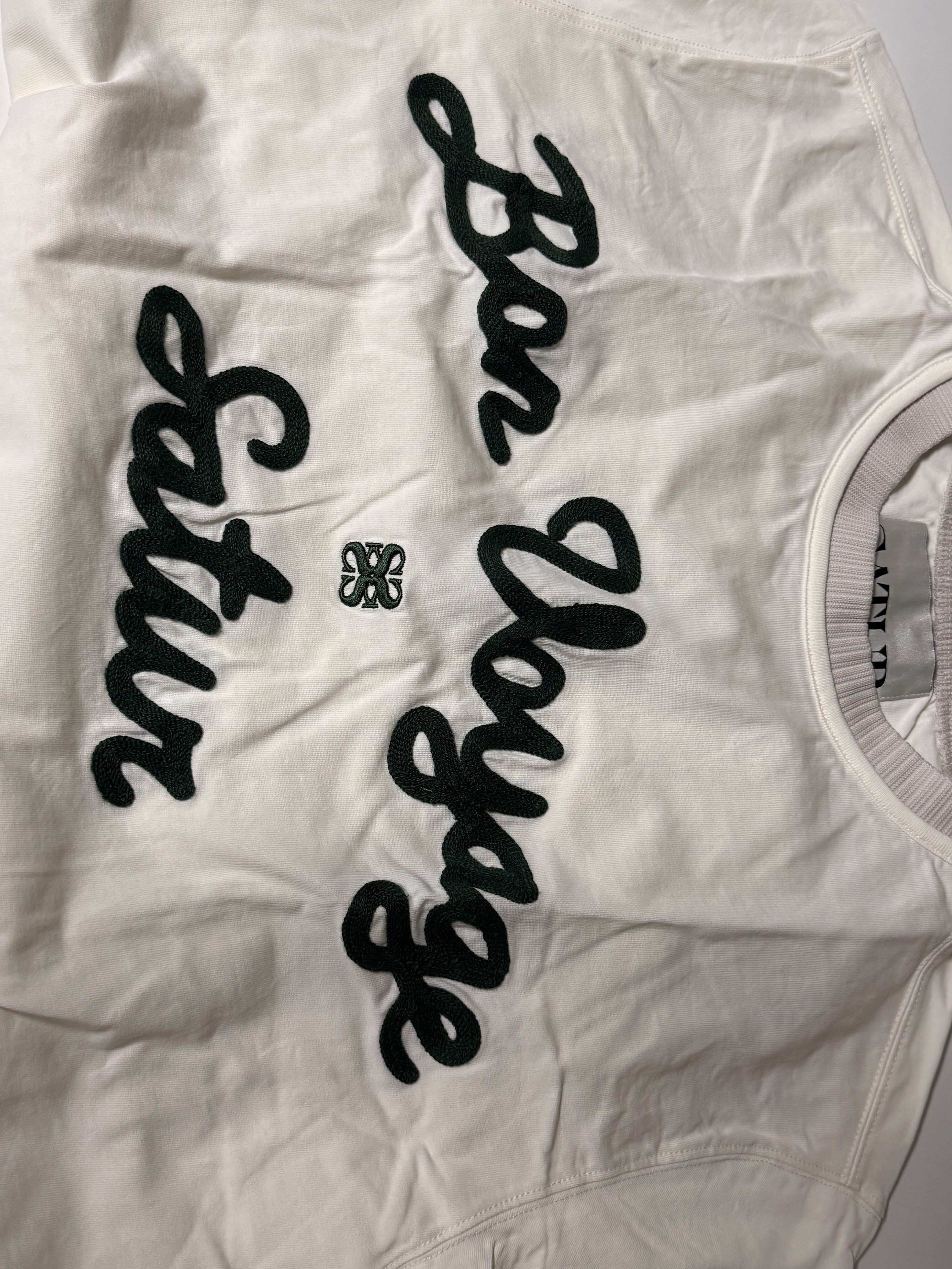 Satur Bon Voyage College Graphic T-shirts Jet Black 착용 스타일