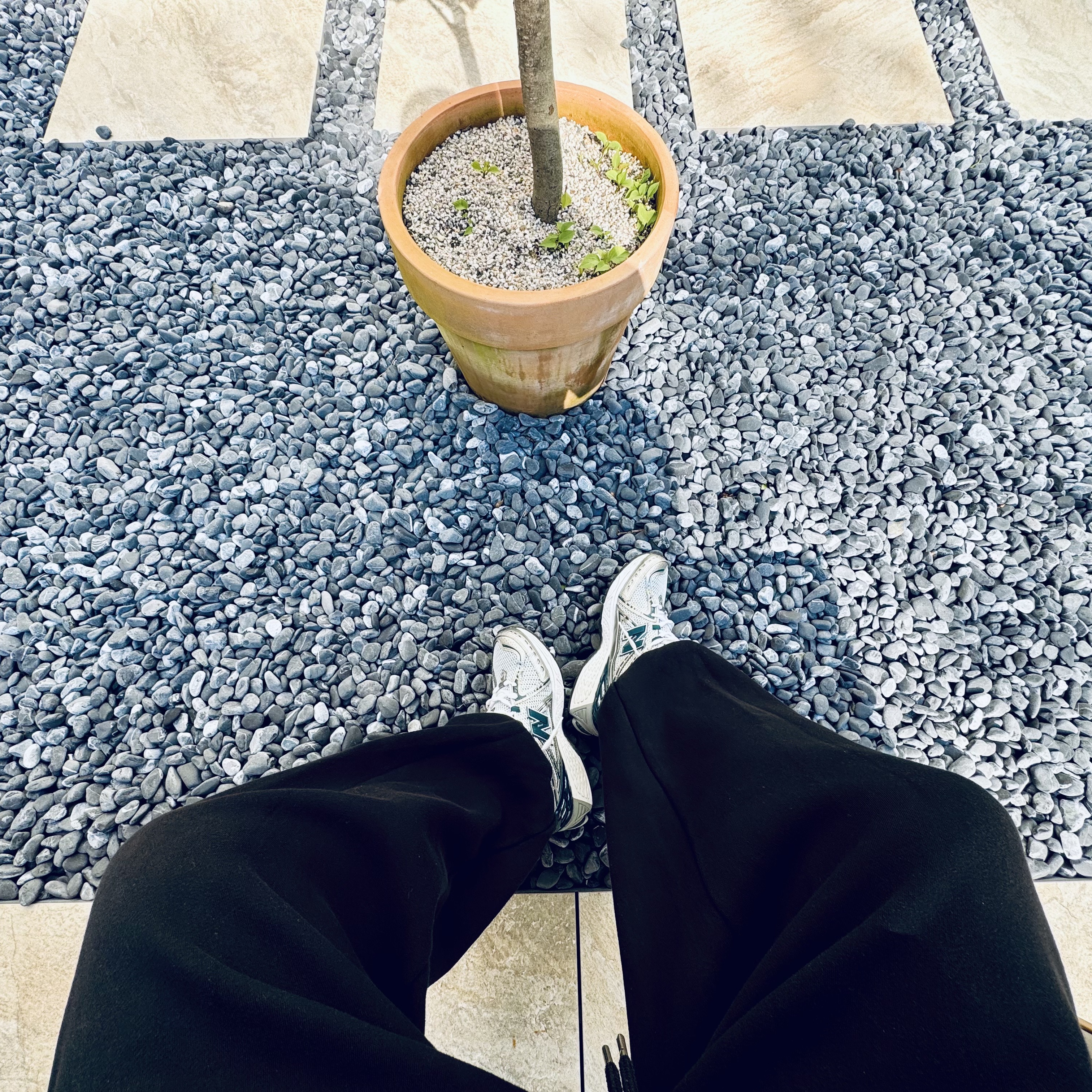 Undermycar Mu.03 Anti Fxxking Logo Play Oversized Sweat Jogger Black, New Balance 1906R Silver Metallic Deep Ocean 착용 스타일 - 1