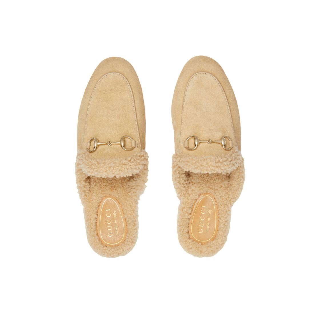 (W) 구찌 프린스타운 슬리퍼 베이지((W) Gucci Princetown Slipper Beige) - 2