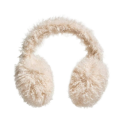 (W) Moncler Padded Teddy Earmuff Light Beige - 25FW