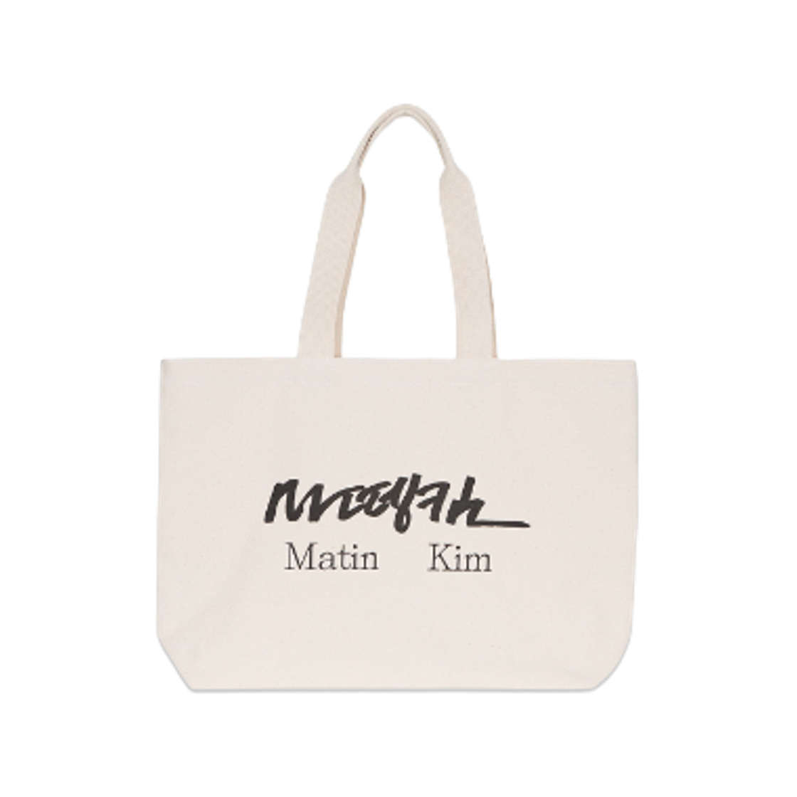 마뗑킴 x APEC 한글 로고 에코백 아이보리(Matin Kim x APEC Hangeul Logo Ecobag Ivory) - 1