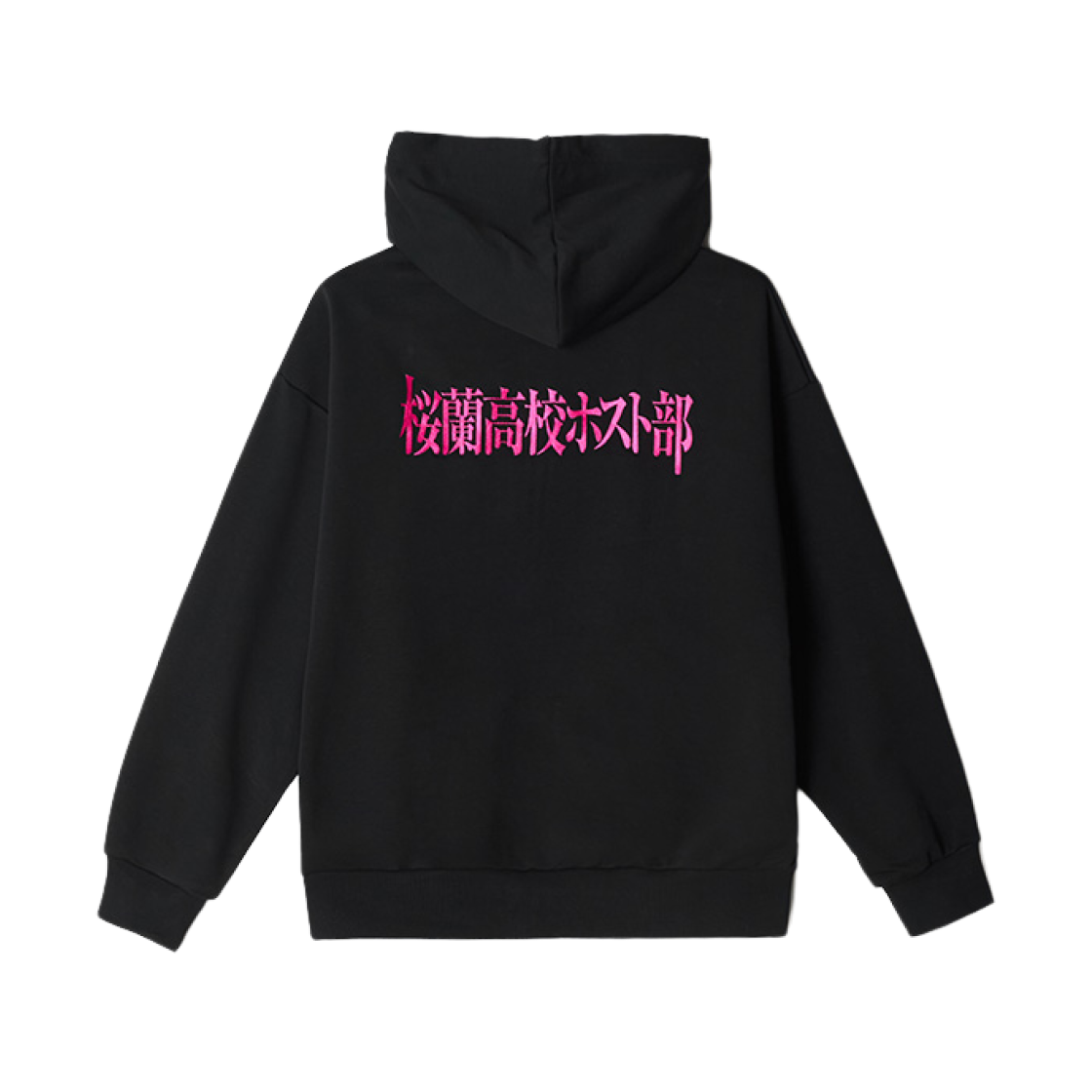 스파오 x 오란고교 사교클럽 후드 집업 블랙(Spao x Ouran High School Host Club Hoodie Zip Up Black) - 2