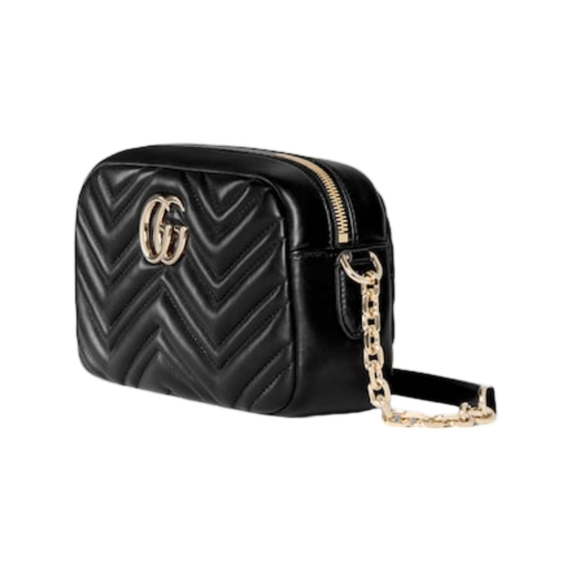 구찌 GG 마몽 스몰 카메라 백 블랙(Gucci GG Marmont Small Camera Bag Black) - 2