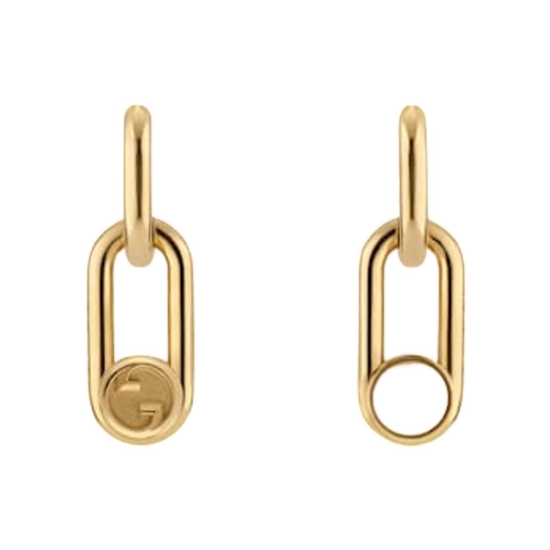 (W) 구찌 이어링 모바일 펄 골드((W) Gucci Earrings with Mobile Pearls Gold) - 1