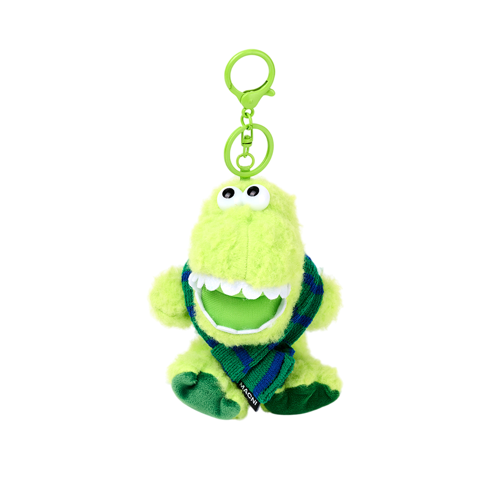 C255UAKR05GR0FR MACNI Muff Monster Keyring Green