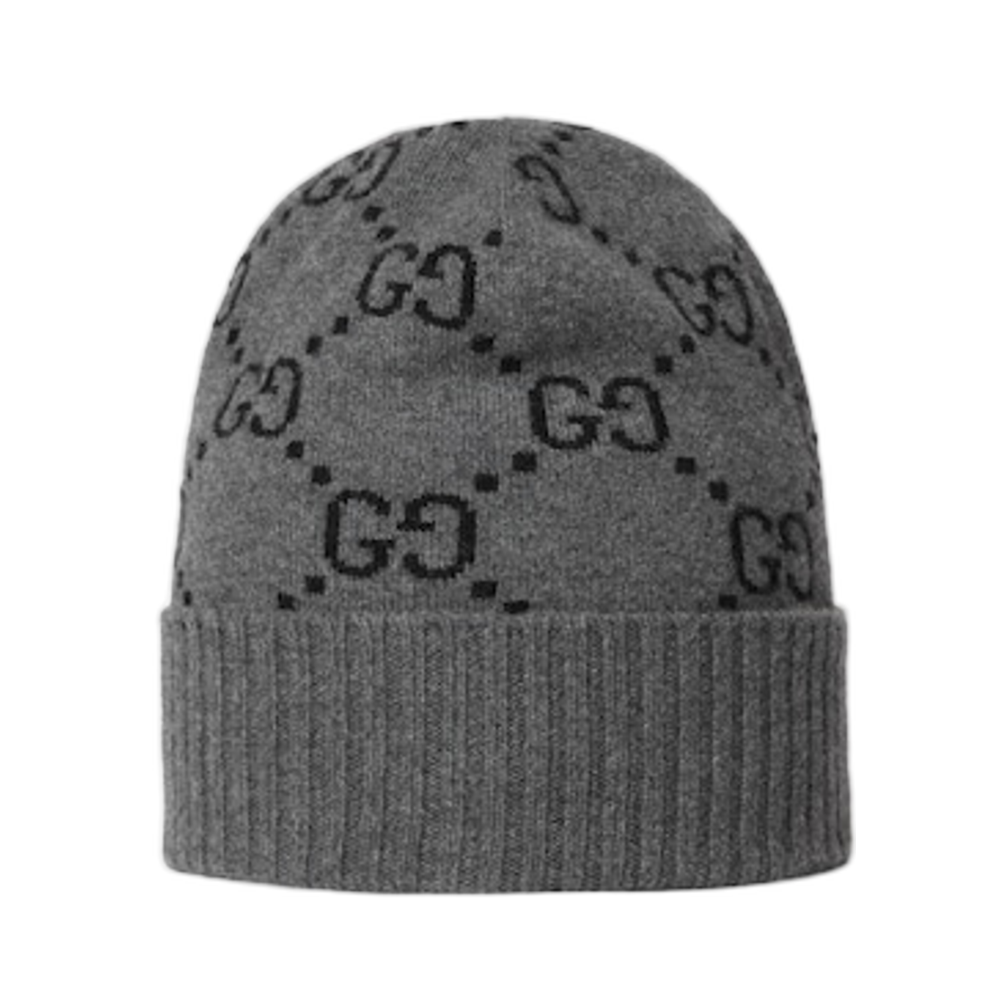 구찌 GG 캐시미어 햇 블랙 그레이(Gucci GG Cashmere Hat Black Grey) - 2