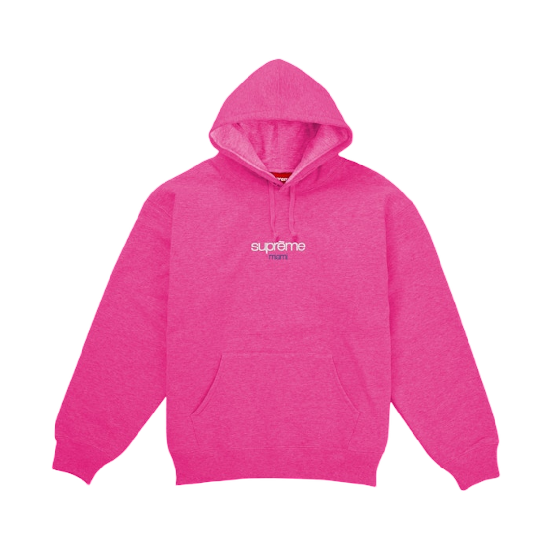 슈프림 클래식 로고 마이애미 샵 후드 스웨트셔츠 마젠타 - 25FW(Supreme Classic Logo Miami Shop Hooded Sweatshirt Magenta - 25FW)
