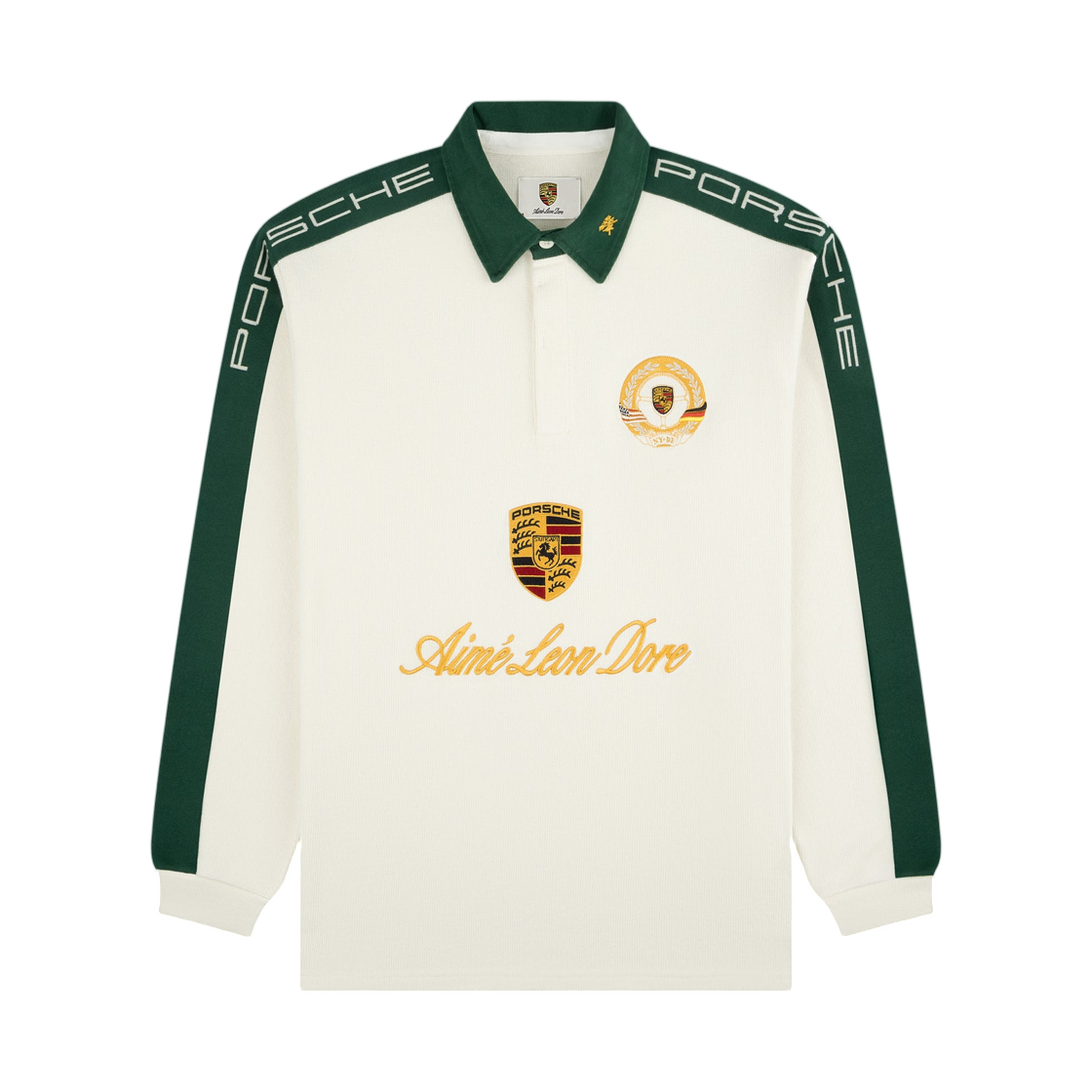 - Aime Leon Dore x Porsche Crest Rugby Pristine