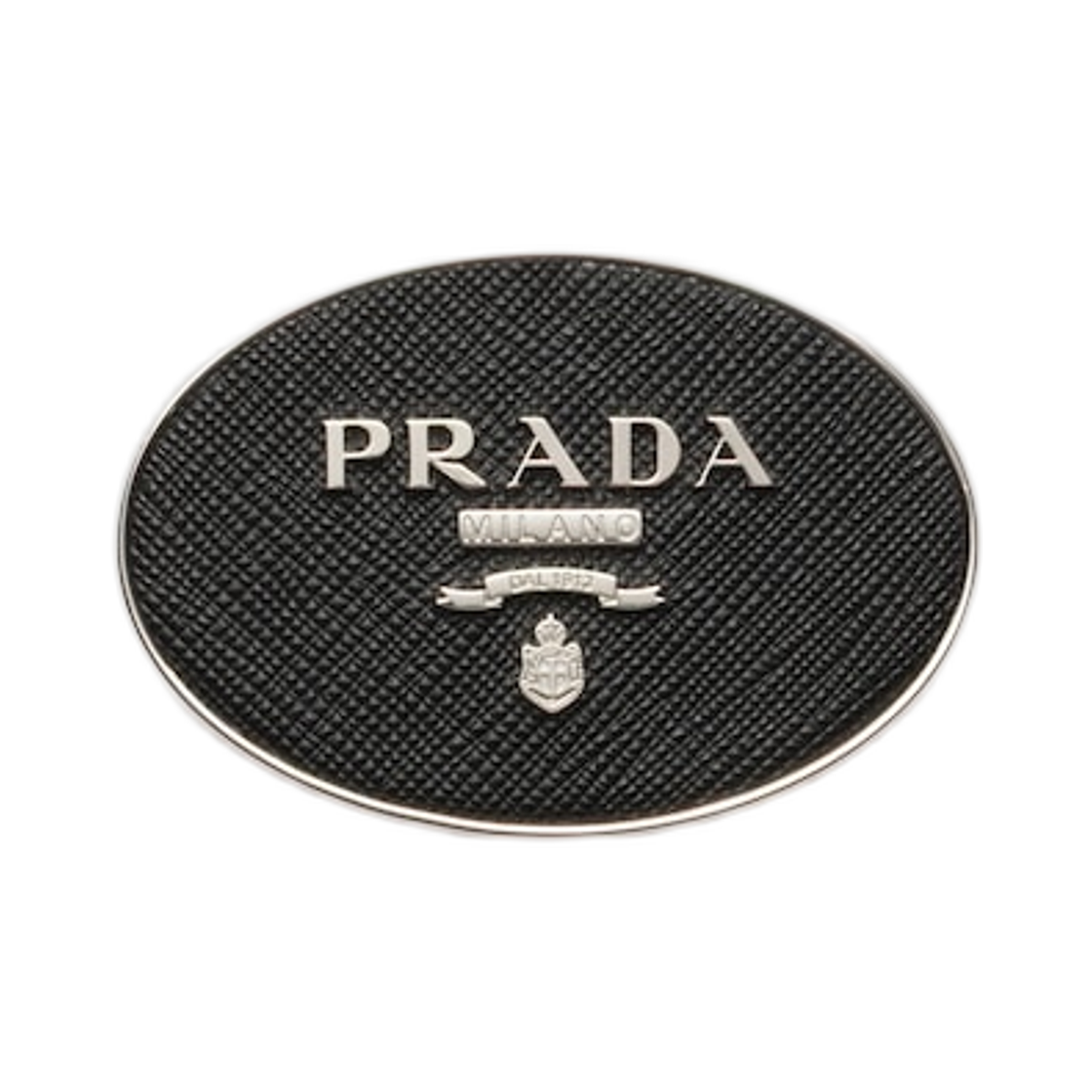 2CF030-UQI-F0002 Prada Saffiano Belt Buckle Black