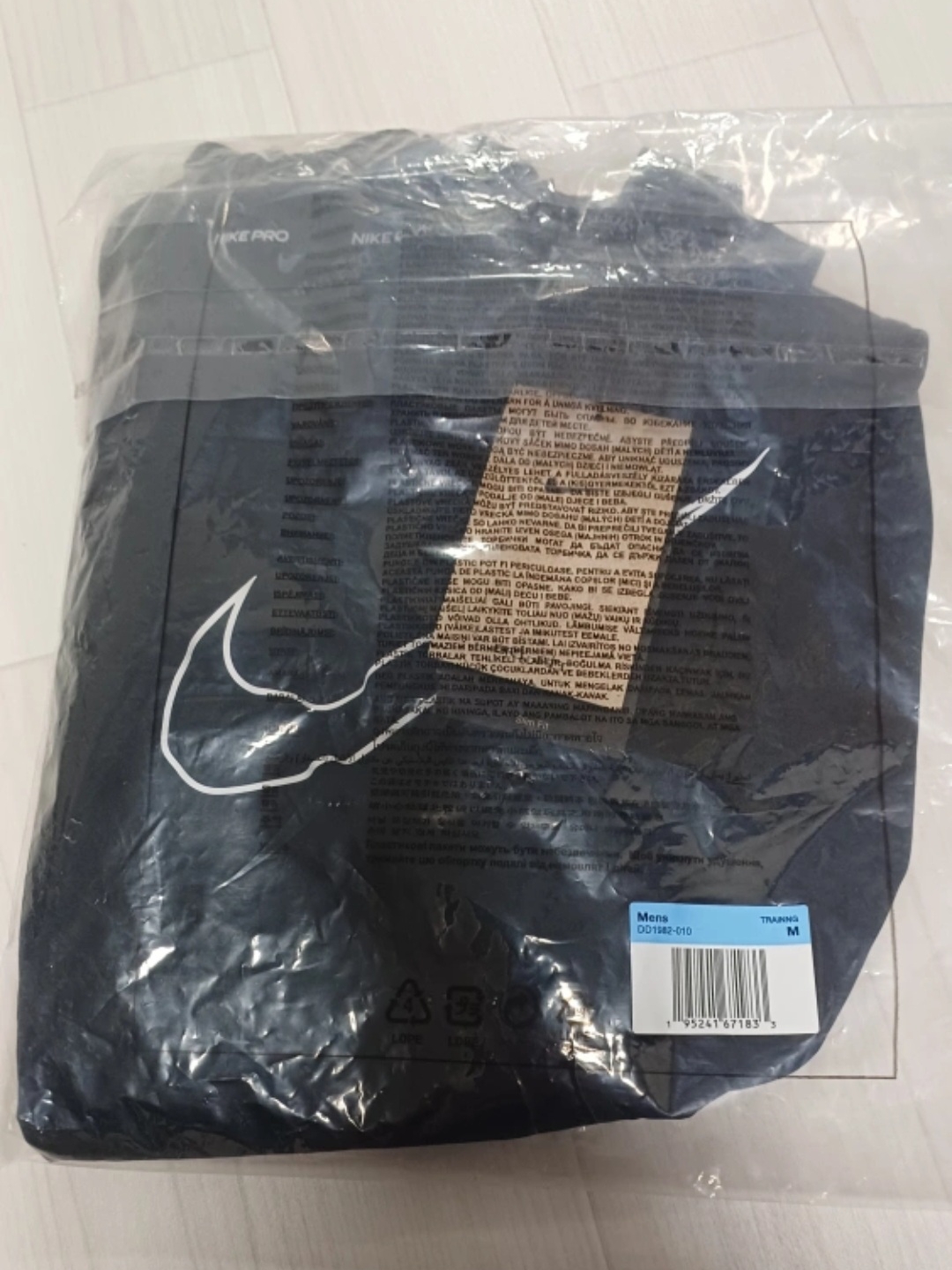 Nike Pro Dri-Fit Tight-Fit Short Sleeve Top Black - Asia 착용 스타일