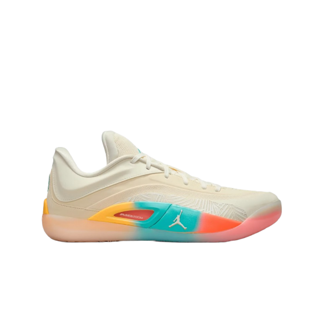 FD0591-102 Jordan Zion 4 Low Country Sail Coconut Milk