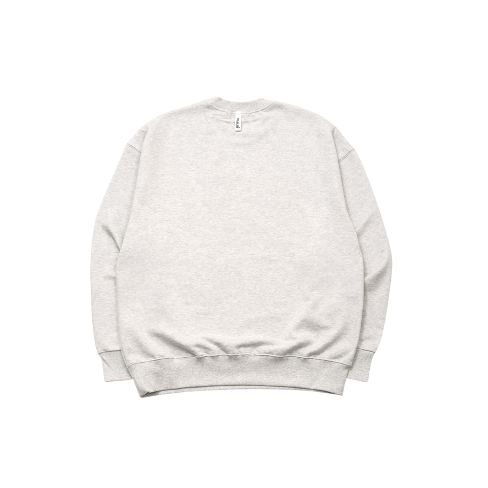마크니 레트로 로고 스웻셔츠 라이트멜란지(MACNI Retro Logo Sweatshirt Light Melange) - 2