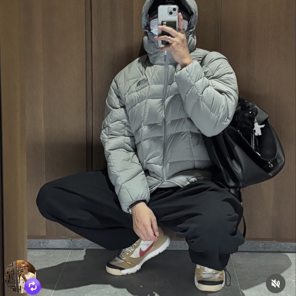 The North Face White Label Daydrive EX On Jacket Light Gray - 25FW 착용 스타일 - 1