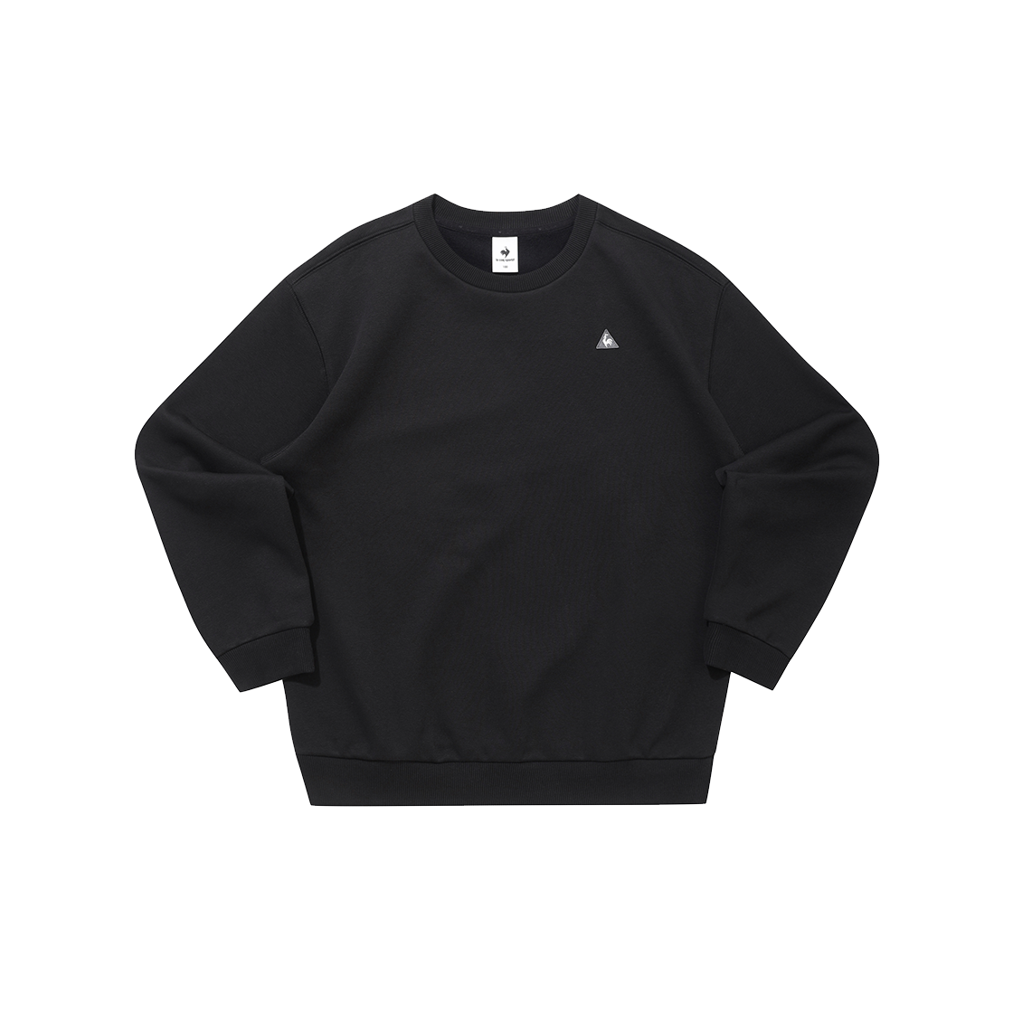 QQ423LFSO1_BLK0 le coq sportif Unisex Essential Brushed Sweatshirt Black