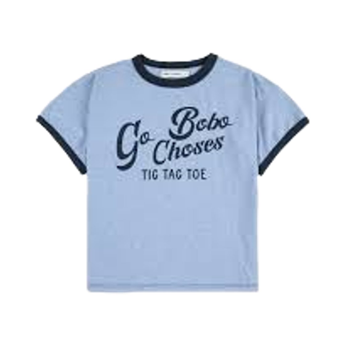 (키즈) 보보쇼즈 고 보보 티셔츠 라이트 블루((Kids) Bobo Choses Go Bobo T-Shirt Light Blue) - 1