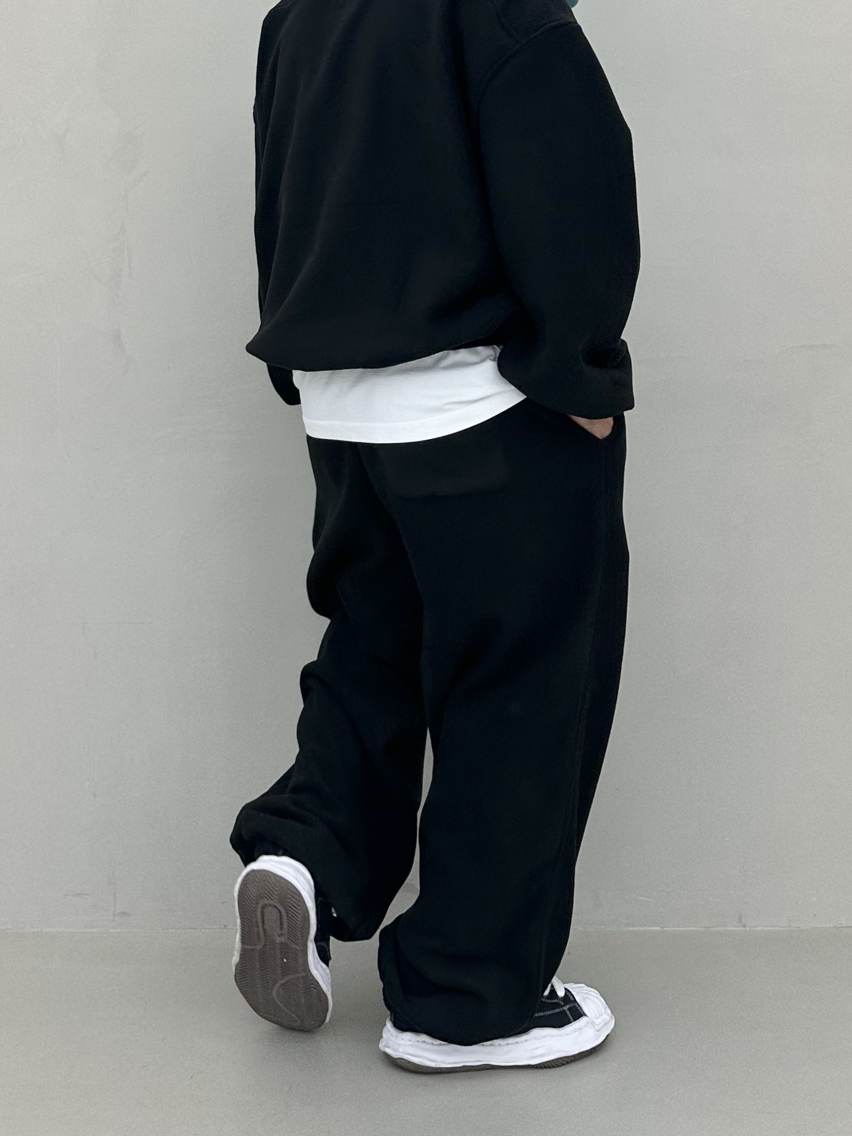 Peaceminusone 5 Panel Ball Cap #2 Mint, Maison Mihara Yasuhiro Blakey OG Sole Canvas Low-top Sneakers Black White 착용 스타일 - 4