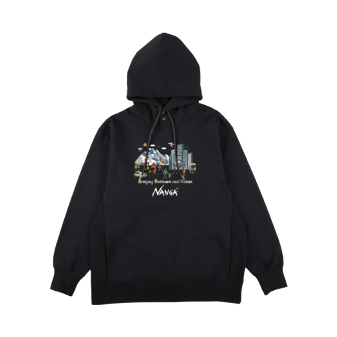 - Nanga Eco Hybrid Sweat Hoodie Black