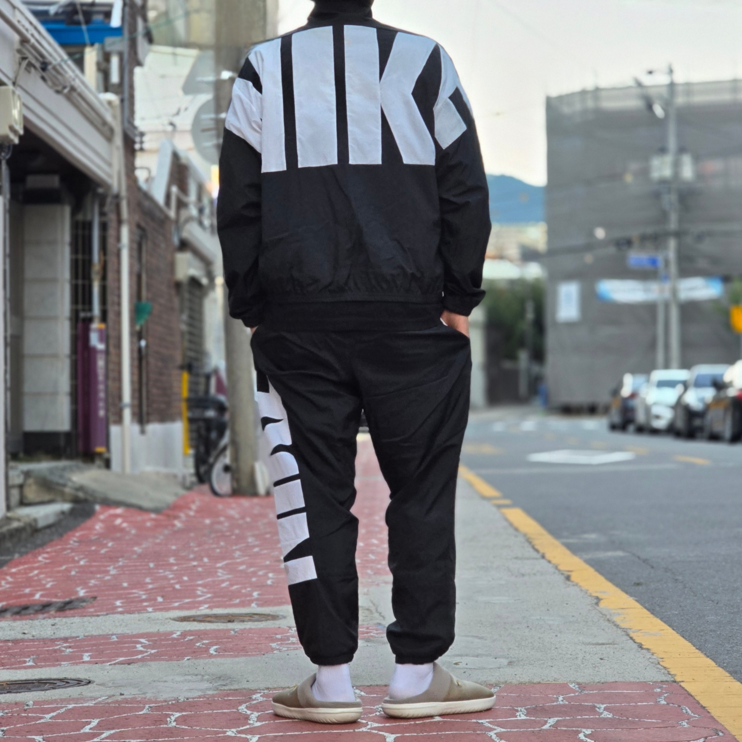 Nike Starting Five Jacket Black - US/EU, Nike Starting Five Jacket Black - Asia 착용 스타일 - 4