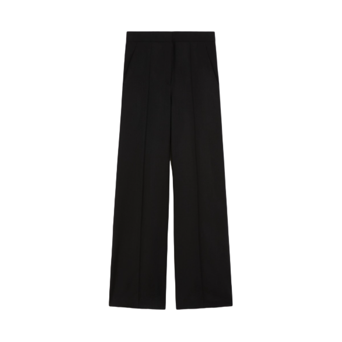 FERNET-004 (W) Max Mara Fernet Virgin Wool Pants Black