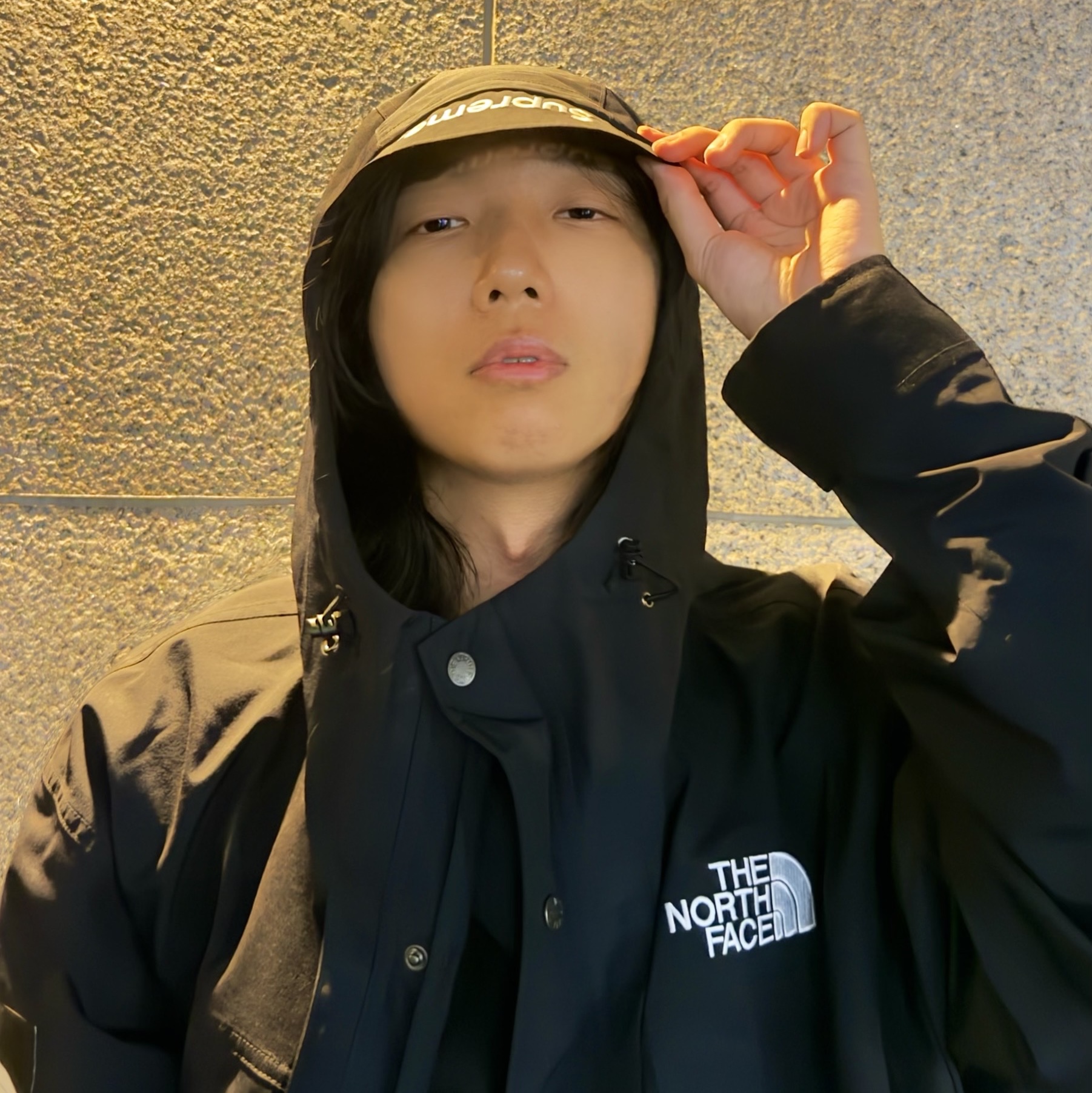 Supreme x The North Face RTG Jacket + Vest Black - 20SS 착용 스타일 - 2