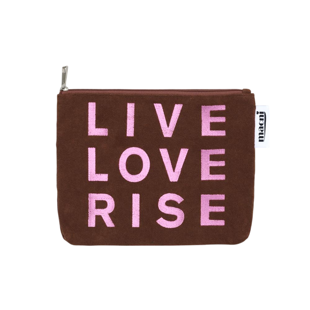 마크니 LLR 테리 파우치 백 브라운(MACNI Llr Terry Pouch Brown)