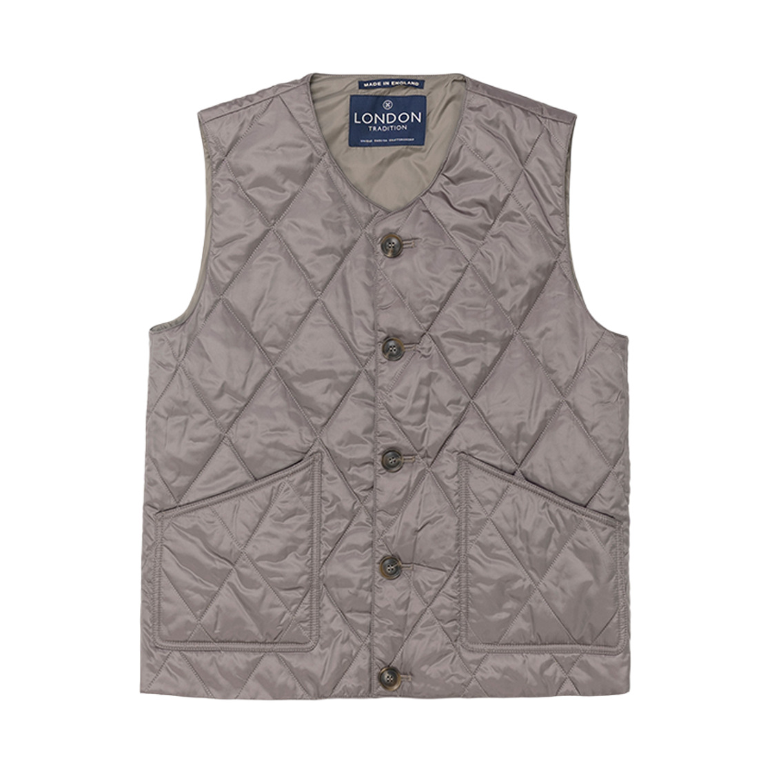 25lon11 London Tradition Quilted Vest DTM Cork 20