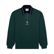 Aime Leon Dore x Porsche Jacquard Collar Quarter Zip Pullover Pine Grove