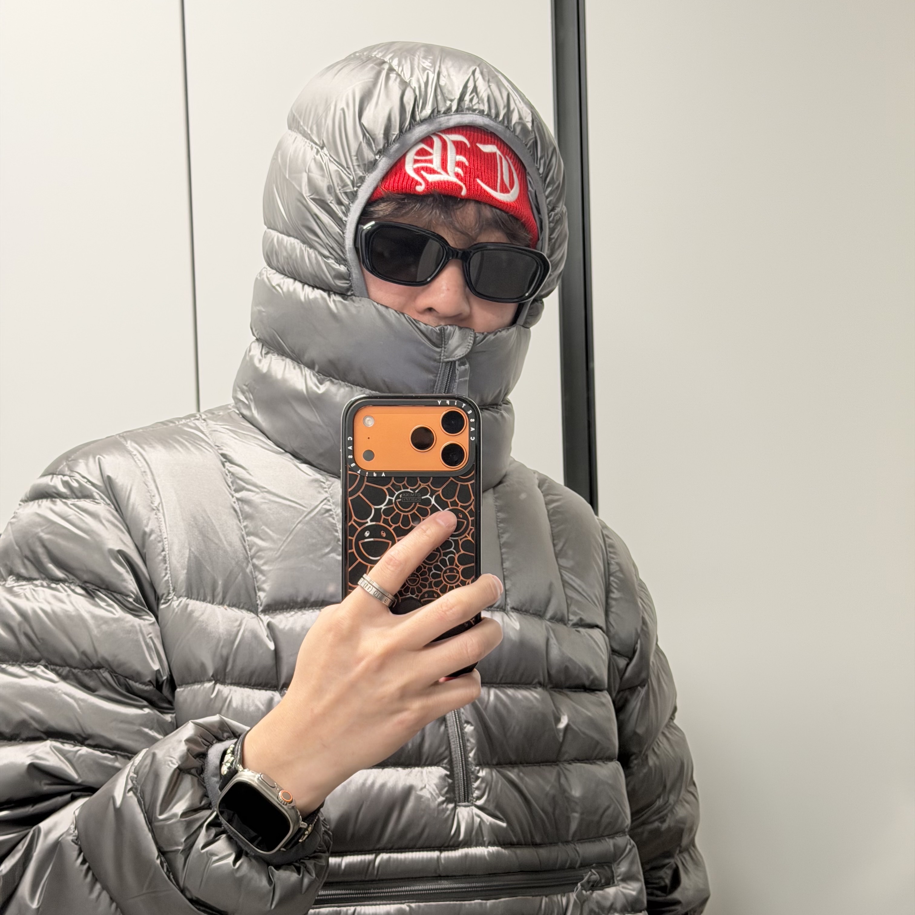 Supreme Micro Down Half Zip Hooded Pullover Silver - 25FW, Chrome Hearts Watch Cap Beanie Black 착용 스타일