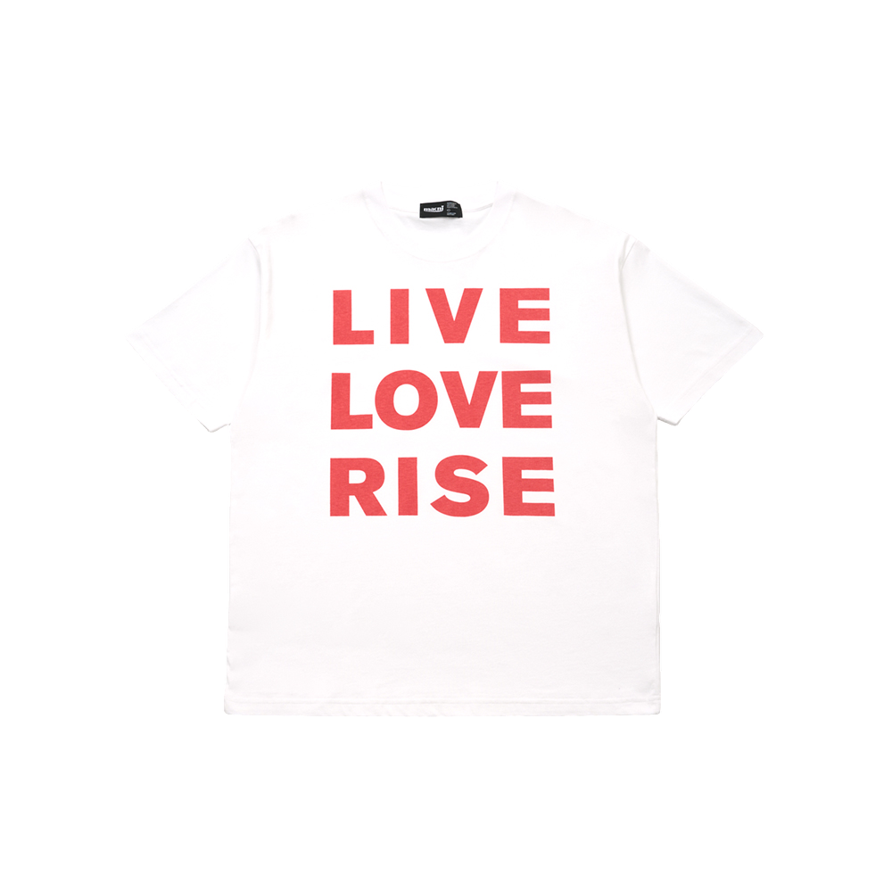 마크니 LLR 슬로건 티셔츠 화이트(MACNI Llr Slogan T-Shirt White)