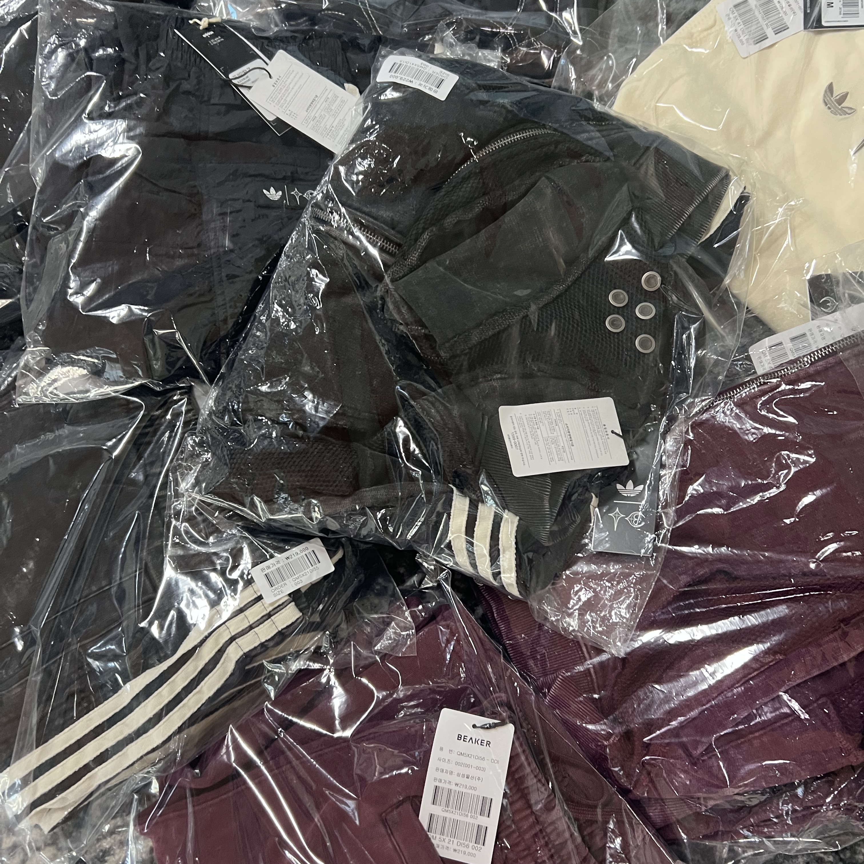 Adidas x Thug Club Teamgeist Sweat Hooded Zip Up Black - KR Sizing, Adidas x Thug Club Teamgeist Sweat Hooded Zip Up Night Indigo - KR Sizing 착용 스타일 - 3