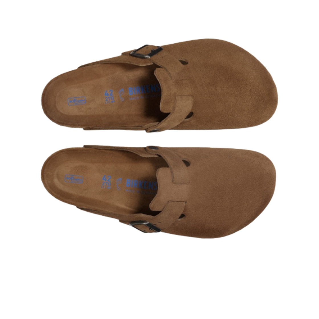 버켄스탁 보스턴 소프트 풋베드 다크 티 토날 - 내로우(Birkenstock Boston Soft Footbed Dark Tea Tonal - Narrow) - 2