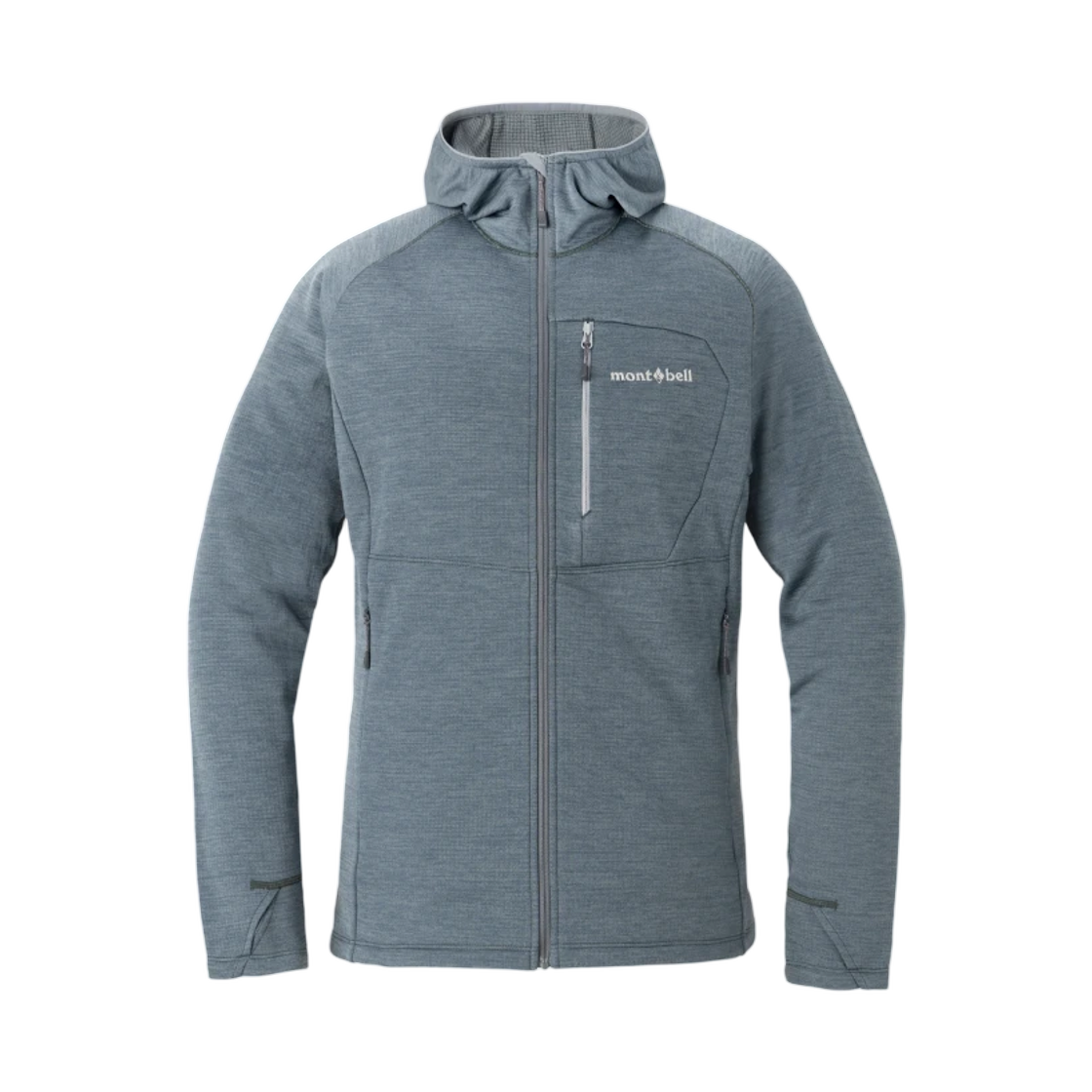 1106794 (W) Montbell Climagrid Hooded Jacket Dark Gray
