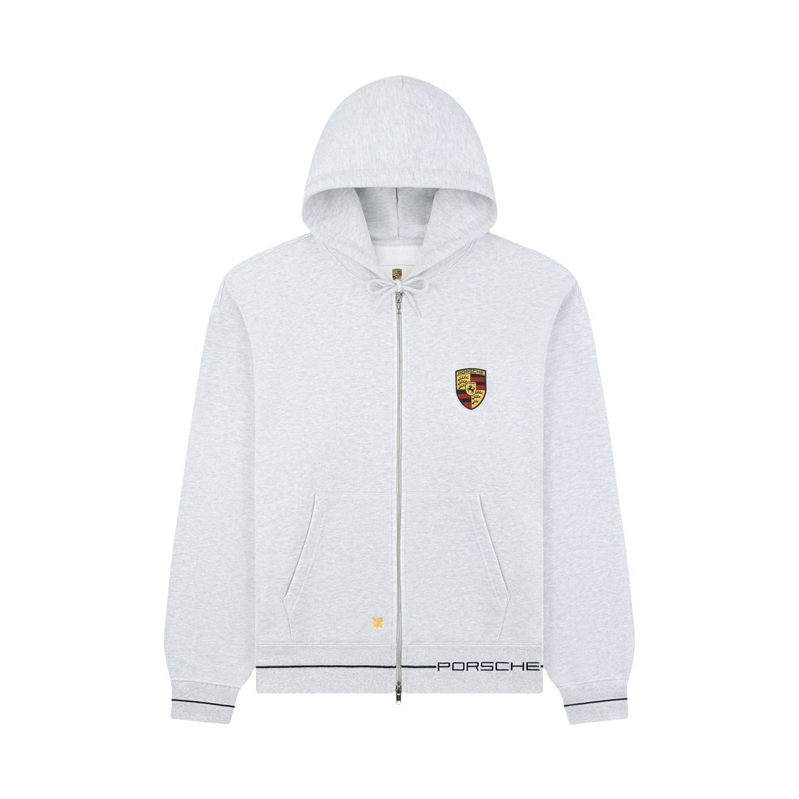 - Aime Leon Dore x Porsche Full Zip Hoodie Silver Mix