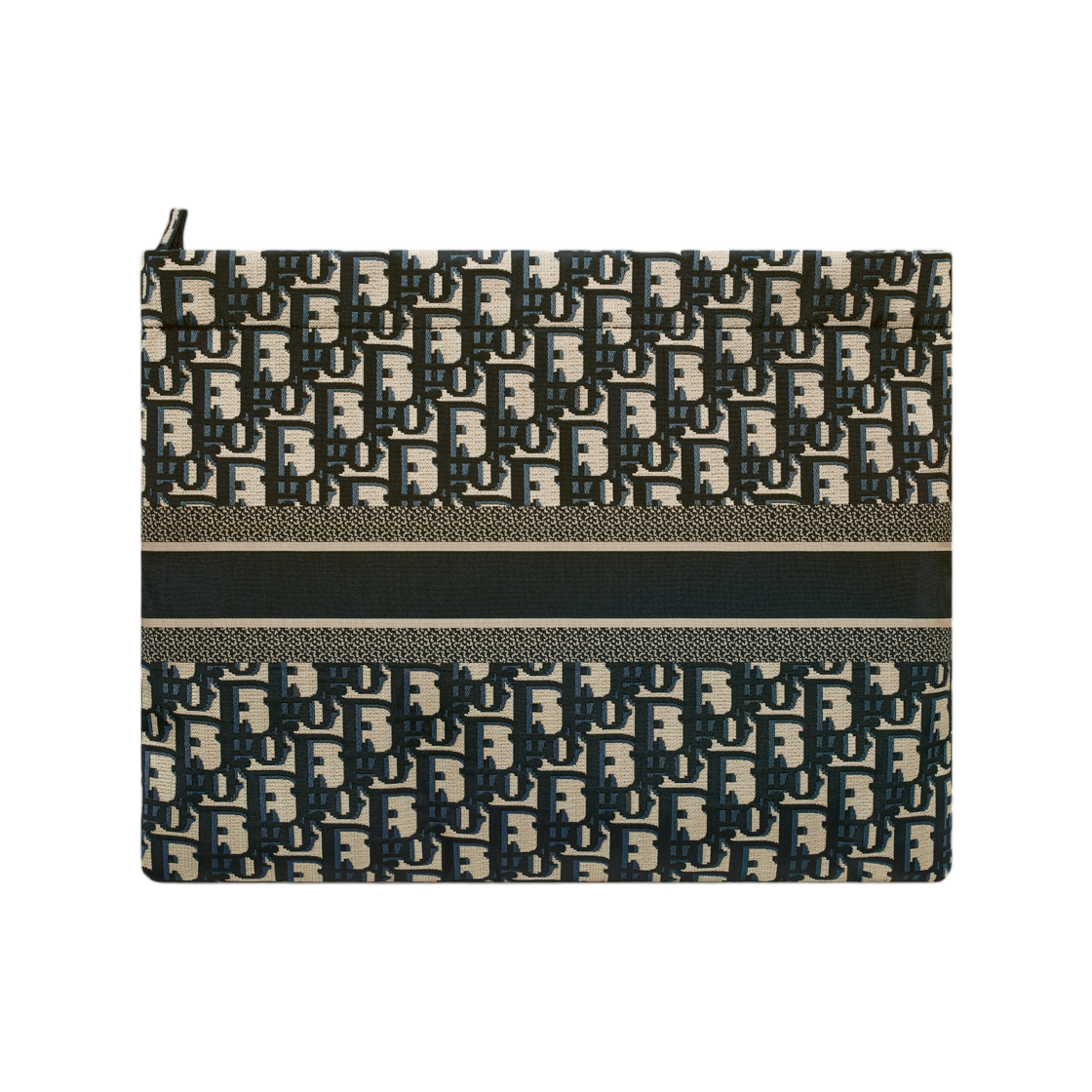 디올 디올트래블 지퍼 파우치 디올 오블리크 테크니컬 패브릭 블루(Dior Diortravel Zipper Pouch Dior Oblique Technical Fabric Blue) - 2