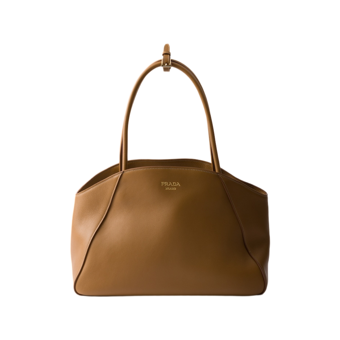 1BG519-2CYS-F03BH Prada Large Leather Tote Bag Caramel