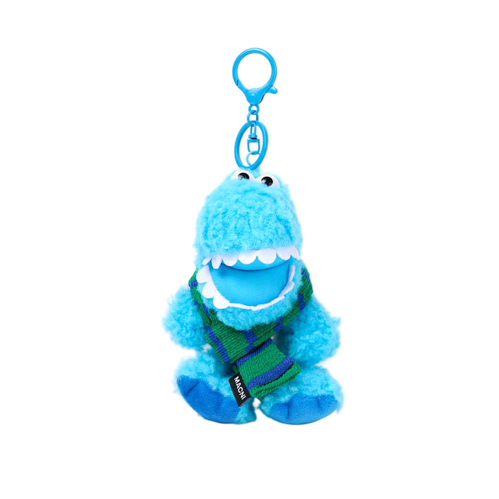 C255UAKR05BL0FR MACNI Muff Monster Keyring Blue