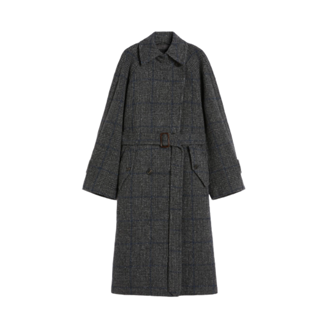 SESTRI-002 (W) Weekend Max Mara Sestri Virgin Wool Coat Dark Grey