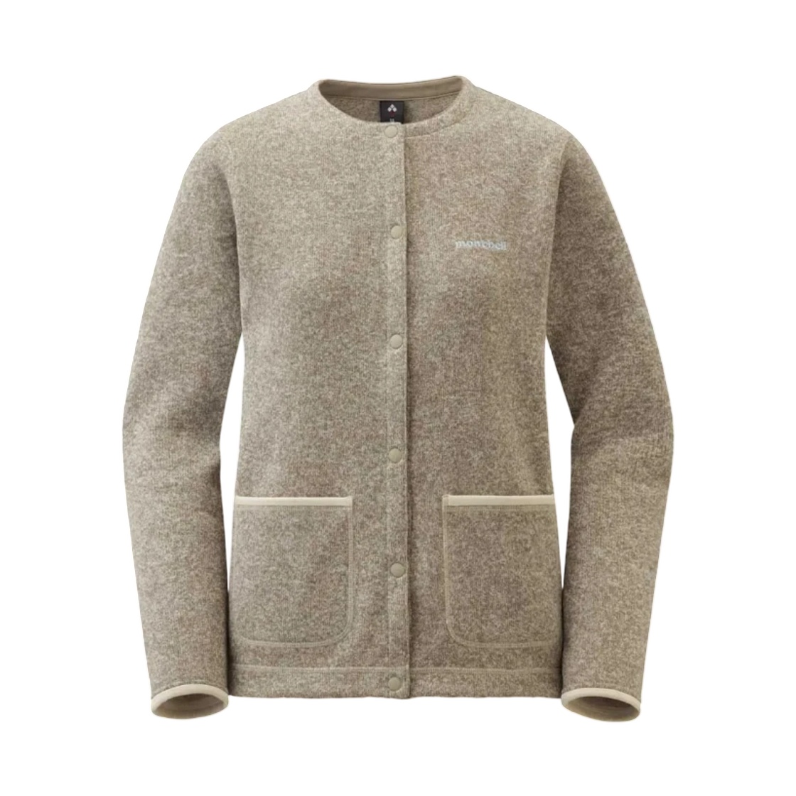 1106664 (W) Montbell Climaplus Knit Cardigan Ivory