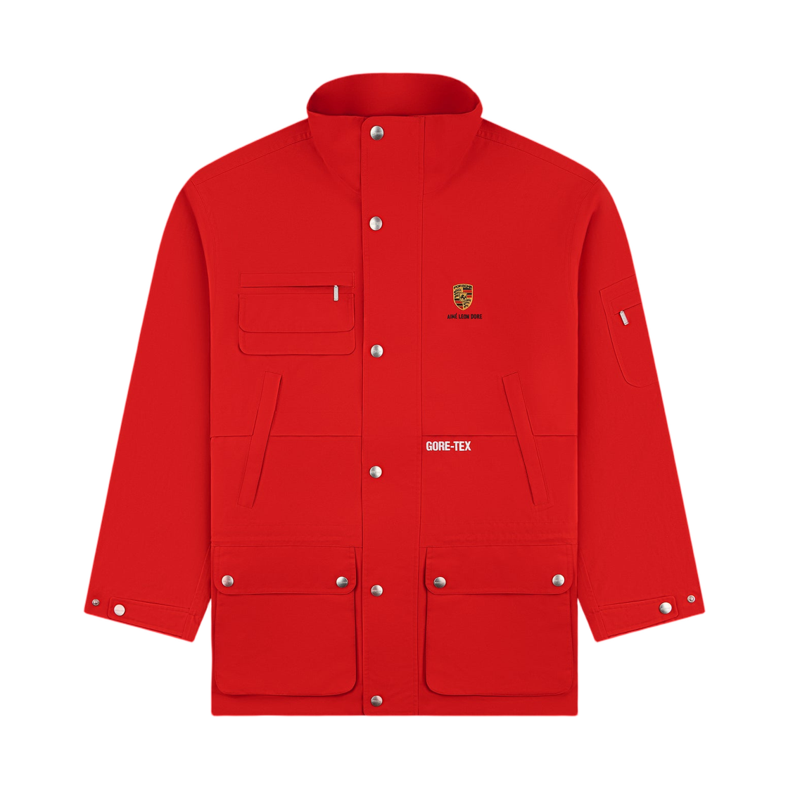 에메 레온 도르 x 포르쉐 고어텍스 카브리오 자켓 탱고 레드(Aime Leon Dore x Porsche Gore-Tex Cabrio Jacket Tango Red)