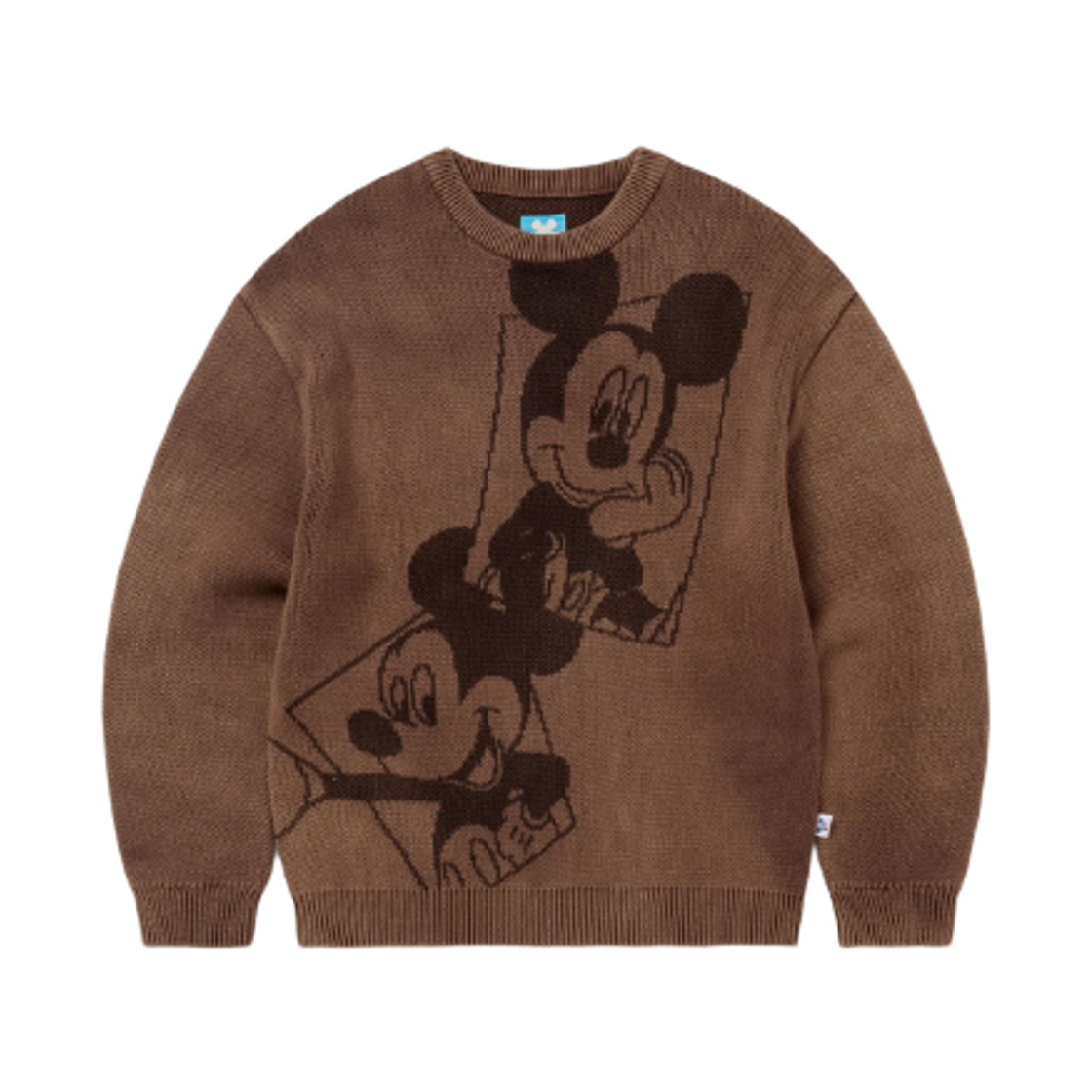 디스이즈네버댓 x 디즈니 미키 프레임 니트 브라운(Thisisneverthat x Disney Mickey Frame Knit Brown) - 1
