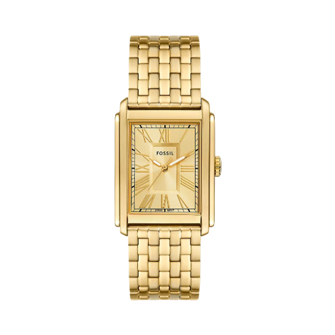 FS6009 Fossil Carraway Quartz Three-Hand 30mm Stainless Steel Gold